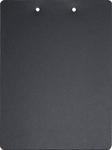 MAUL Klemmbrett A4 MAULflexx | Klemmbrettmappe im A4 Format für Dokumente | strapazierfähige Konferenzmappe | einschiebbare Aufhängöse | Mappe mit Bügelklemme für loses Papier | Schwarz