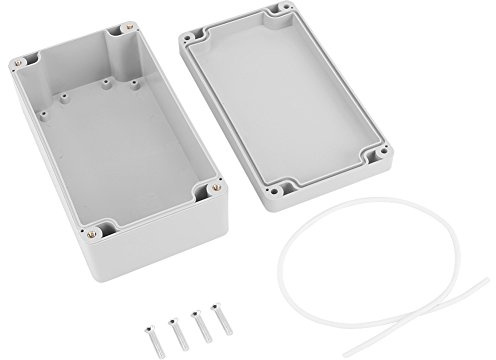 Hlyjoon Anschlussdose, Projektkasten Instrumentenkoffer IP65 Wassergeschützter DIY Gehäuse Fall Power Abzweigdose ABS Kunststoff Gehäuse Fall Verdrahtung Anschlussdose(158 * 90 * 60mm)