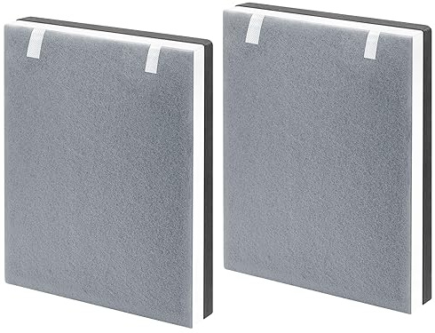 2 Pack Vital 100 Replacement Filter for LEVOIT Air Purifier, 3-in-1 HEPA Replacement Filter and High-Efficiency Activated Carbon Filter Set, Part Number Vital 100-RF