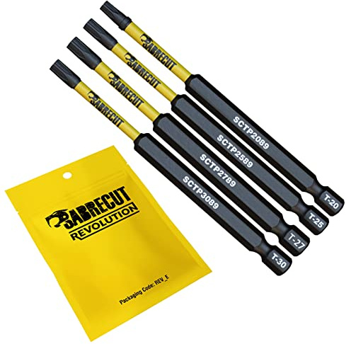 SabreCut 4pcs SCTPTX89 89mm T20 T25 T27 T30 Inserti Lunga durata