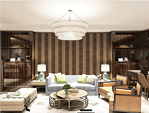 ZZDXL Tapeten Streifen Tapete Vliestapete 10 M X 0,53 M,3D Tapete Für Schlafzimmer Wohnzimmer Oder Küche,Modern Klassisch Elegance Tapete Kinderzimmer,Wandtapete Jungen Mädchen