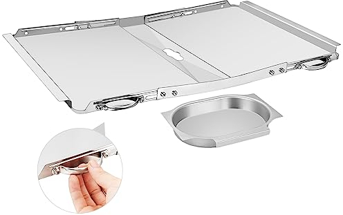 Copiu Grease Tray with Catch Pan for Dyna Glo Grill Parts 24 -30 Adjustable Universal Drip Pan for 4/5 Burner Gas Grills Compatible with Nexgrill, Expert Grill, Kenmore, BHG, & More