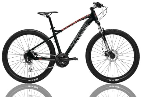 Mountainbike 29 Zoll Feld XRIDE XFC mit hydraulischer Scheibenbremse, 16 V (M, Schwarz)