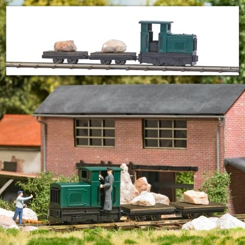 BUSCH 12017 Feldbahn Start-Set Steinbruch