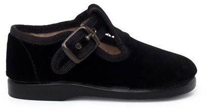 Pisamonas Pepitos Terciopelo Hebilla Talla 20 Color Negro