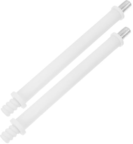 BESTonZON Mango Escobilla Baño Repuesto Escobilla WC Adaptador Mango Baño Conector Cabezal Accesorio Poste 2 6.61 X 0.78 X 0.78 Pulg