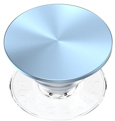 ​​​​PopSockets Phone Grip with Expanding Kickstand, Adhesive Grip - Alum Blue Sigh