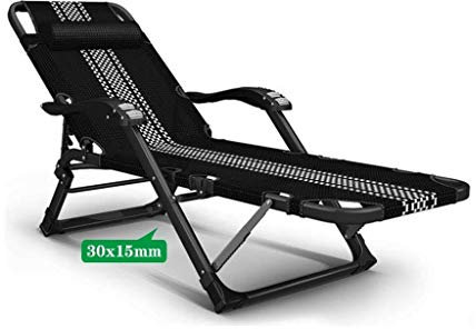 Robuster Chaiselongue-Stuhl für den Außenbereich, faltbar, ohne Schwerkraft, zusammenklappbar, Bräunungsliegestuhl, Liegestuhl, robust, für Terrasse, Pool, Deck, Balkon, Strand, Rasenmöbel,