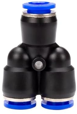 50PCS PY Premium Air Pneumatische Fittings 4mm 6mm 8mm 10mm 12mm Kunststoff T-stück schnell Release Kupplungen Rohr Anschluss (Color : PY-4, Size : 50PCS)