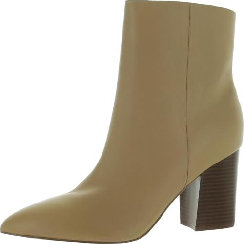Nine West Plumm, Botas Cortas al Tobillo Mujer, Piel Natural Ligera 110, 40 EU