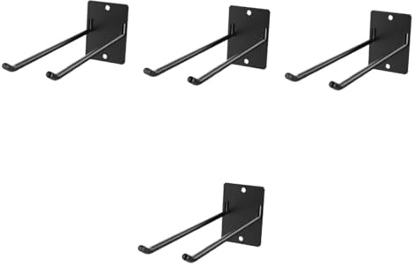 SUPVOX 4 Pz Porta Attrezzi Da Giardino Rastrello Porta Scopa Mop Supporto Da Parete Rastrelliera Organizzatore Di Ganci Per Appendere Lo Spazzolone Portascope Ferro Da Stiro