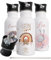 Kidsmood - Personalisierte Trinkflasche für Kinder aus Edelstahl, 500ml mit integriertem Trinkhalm, Auslaufsicher, Spülmaschinenfest und Perfekt für Schule & Kindergarten
