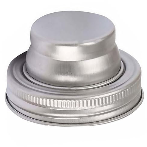 PAMINGONO Jar Shaker Lid Stainless Steel 304 Mason Jar Cap with Strainer for Cocktail and Pepper Shaker Use, Bar Accessory for Mixing Drinks and Seasoning