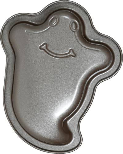 FIESTAS GUIRCA | Moule métallique pour gâteaux fantômes (14 cm) - Décoration de bonbons pour Halloween et fêtes de fantômes - Idéal pour célébrations et événements - Gris