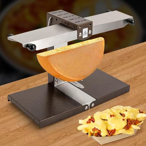 Hydravex Fusore per Formaggio Commerciale, fusore Elettrico per griglia per Formaggio Raclette, griglia per Raclette a Riscaldamento rapido, Macchina per sciogliere, riscaldatore per Formaggio