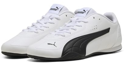 PUMA Catch, Scarpe da Ginnastica Unisex - Adulto, Puma White-Puma Black, 44 EU