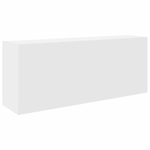 vidaXL Mobile da Bagno a Parete Bianco 100x25x40 cm in Truciolato, Armadio a Muro da Bagno, Armadio da Bagno a Muro, Armadio da Bagno a Parete