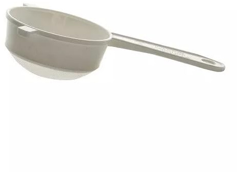 Hugbert Sieb 120mm - Passiersieb Küchensieb – Mehlsieb, Reissieb aus Robust Kunststoff – für Küche, Wein - Perfekt zum Filtern, Sieben, Waschen von Obst - Lebensmittelecht
