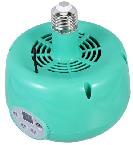 ibasenice Lámpara De Calefacción Para Reptiles Control De Temperatura Emisor De Para Cría Para Terrarios y Cría De Pollos Material Plástico Resistente y Duradero