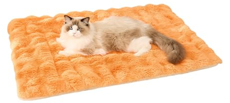 Lit De Tapis De Chat - Canapé Pour Animaux De Compagnie De 1 Morceau, Coussin De Sommeil Doux, Coussin 'hiver, Lit De Chat Confortable Pour Le Sommeil | Tissu Peluche Parfait Pour Chiens Chatons De C