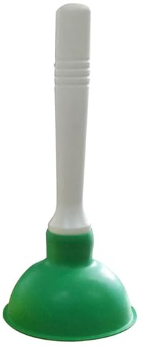 Condello Casa Pömpel Saugglocke Abfluss Kolben Büster WC Stößel Rohrreiniger Abflussreiniger Ausgussreiniger Pümpel Sauger Stampfer Bagger Reiniger für Bad Küche Waschbecken Dusche Toilette, (Grün)