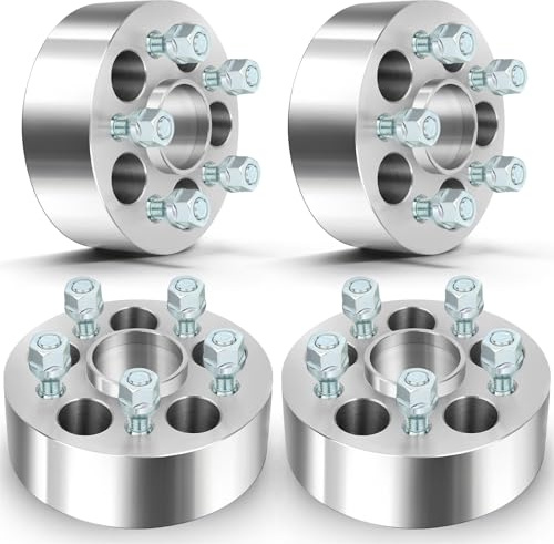 OCPTY 5Lugs 4Pcs 2 50mm Thick 5x100mm to 5x100mm 12x1.5 Studs Wheel Spacers fit Scion Subaru