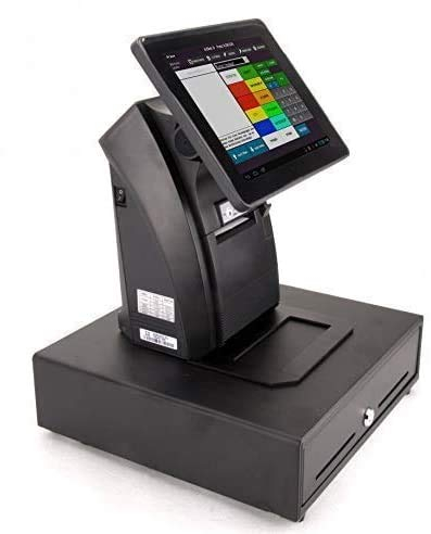 10 All-in-ONE Kassensystem für Einzelhandel, Kiosk, Imbiss, Strassenverkauf, Laden: Touschscreen, Bondrucker, Kundenanzeige, Kassenlade. DSFinV-K, TSE-Konform