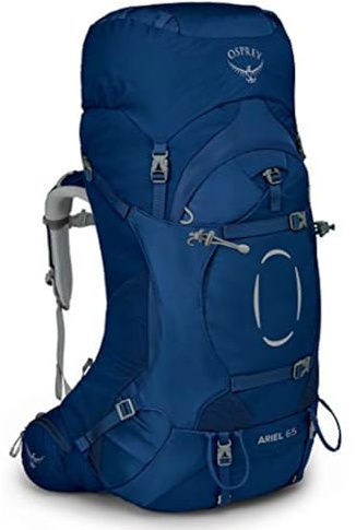 Osprey Ariel Damen-Trekkingrucksack, 65L Medium/Large, Ceramic Blue
