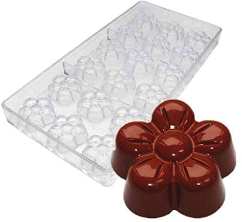 DUBENS 18 Hohlräume Pflaume Blüte Schokolade Form Polycarbonat Kuchen Mousse Form DIY Fondant Backen Gebäck Kuchen Dekorieren Werkzeug Bakeware