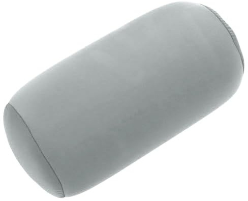 Bookishbunny Microbead Cylinder Bolster Roll Pillow 13 x 7 (Solidgray)