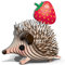 EUGY 650026 Igel, 3D Tier-Puzzle für Kinder und Erwachsene zum Zusammenbauen, DIY Tierfigur, Bastelset ab 6 Jahren, Braun