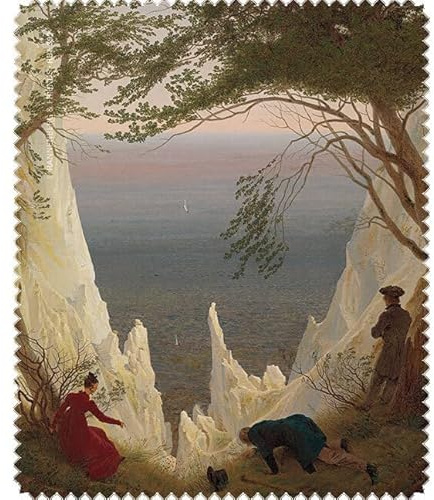 Rannenberg & Friends Brillenputztuch Kreidefelsen auf Rügen 1818 von Caspar David Friedrich