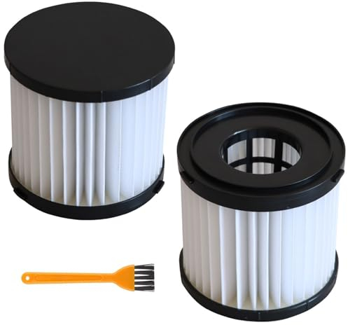 ECOMAID Ersatzfilter kompatibel mit Ryobi 18 V ONE+ 3 Gall-Fass- und Trockensauger, passend für Nass-/Trockensauger PCL733, PCL734, P3240, vergleichbar mit Teilenummern A32VC05, A32RF08, 2 Stück