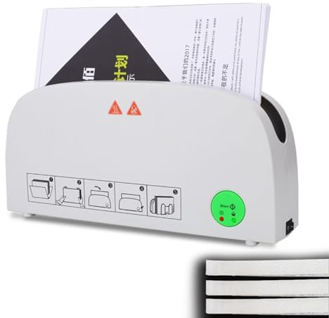 A4 Thermobindegerät, Schnelles Vorheizen in 3 Minuten Elektrisches Heißschmelzbindegerät, 33 mm maximale Bindestärke, 1 Minute schnelles Binden für Fotoalben, Dokumente und Berichte, Für Studenten