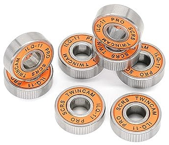 8 Stücke ILQ-11 Orange Skate Roller Lager Longboard Geschwindigkeit Lager Inline Skate Radlager