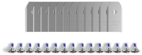 Segway Navimow lames de rechange Plus (12 pièces) | accessoire pour robot tondeuse Navimow i105E, i108E, i205 AWD, i208 AWD, i208 LiDAR, i215 LiDAR, i220 LiDAR