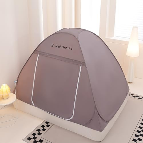 GLKEBY 100x190x110cm Pop-Up Blackout Moskitonetz mit Abdeckung – wasserdicht, tragbar, sofortige Einrichtung für Zuhause, Camping, Reisen und Outdoor – langlebig und einfach zu verstauen