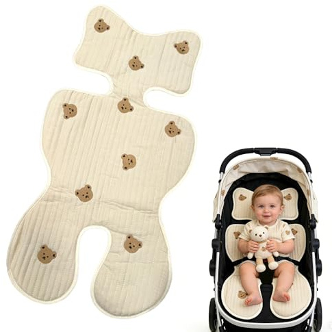 Nzkeuf Copri Passeggino Estivo Antisudore, 72 x 40 cm Copri Seggiolino Auto Estivo, Coprisedile Estivo Traspirante, Universale, Lavabile, Per Passeggino, Ovetto, Protegge Il Coprisedile Da Macchie