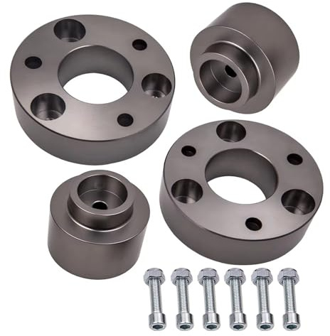 Spurplatten Distanzscheibe Für Dodge Für Ram 1500 4WD 2009-2024 Aluminium 3 Vorne + 2 Hinten Nivellierung Lift Kit