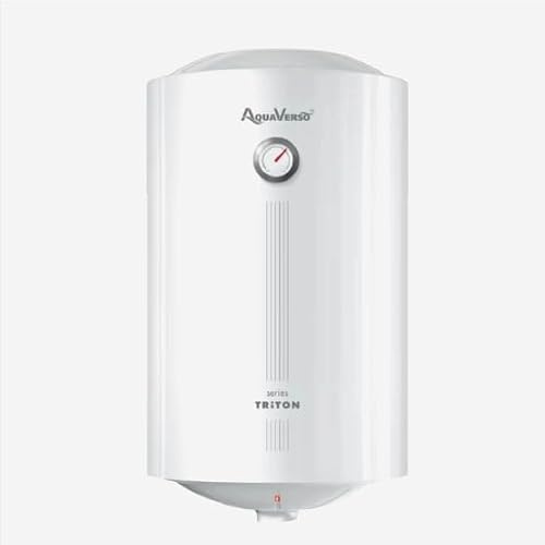 AQUAVERSO Triton Scaldabagno Elettrico Verticale, 30 Litri Cilindrico, 2 Anni di Garanzia
