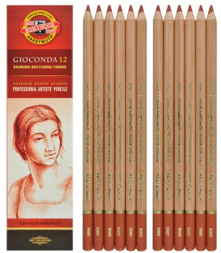 Koh-i-noor Gioconda - Russet Sepia, 12 Bleistifte, 8802