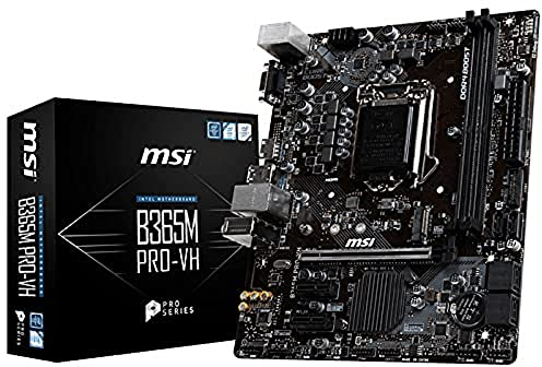 MSI B365M PRO-VH Intel Sockel 1151 DDR4 m.2 USB 3.2 Gen 2 HDMI M-ATX Motherboard