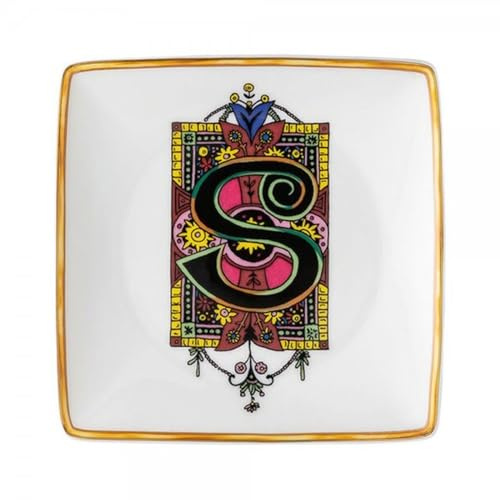 Versace Coppetta Quadra Alfabeto 12 cm Lettera S
