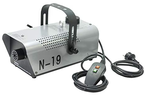 EUROLITE N-19 Nebelmaschine silber | Kompakte 700-Watt-Nebelmaschine in Silber