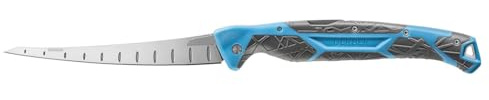 Gerber Gear Controller Folding Fillet - Saltwater Fishing Knife - Corrosion-Resistant Fishing Accessory - Premium Gear - 6, Cyan