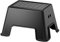 IKEA Tritthocker BOLMEN Rutschfester Badezimmerhocker 44x35x25cm - für Kinder und Erwachsene geeignet - schwarz