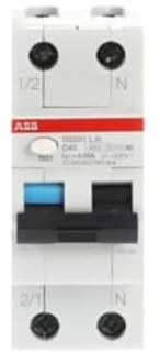 ABB DS201LHC16A30 DS201 L H Interruttore Monofase, 6kA, 230V, 16A, 50Hz