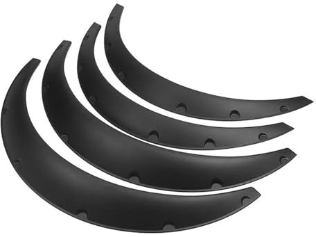 4 Uds Universal Rueda Arco Guardabarros Bengalas Cubierta Embellecedor Guardabarros Protección Labio Tiras Antiarañazos Guardabarros Ensanchados Pasos Rueda
