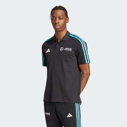 adidas Herren Mercedes - AMG Petronas Formula ONE Team DNA Polo Men, Black/White, M
