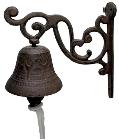 Moreeulsi 13.5cm Vintage Antike Metalltürklingel, Rustikale Vogel-Türklingel Aus Gusseisen, Rustikale Vogel-Türklingel Aus Gusseisen, Glocke Aus Gusseisen Für Haustür
